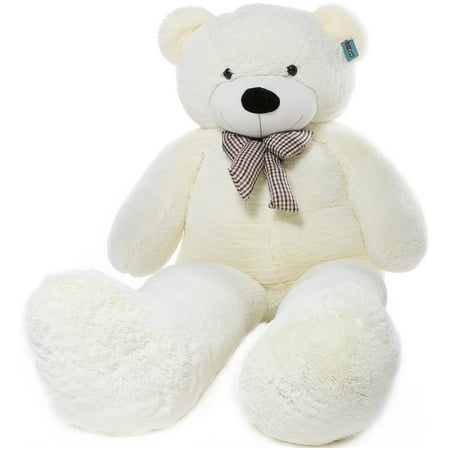 Joyfay 91 inch White Giant Stuffed Teddy Bear Animal Plushie Plush Toy for Adults Children Christmas Wedding Anniversary Birthday Valentine's Day Gift