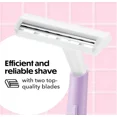 thumbnail image 4 of BIC Silky Touch Rasoirs Jetables pour Femmes, Lot de 10, 2 Lames, Rasage en Douceur, 4 of 5