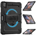thumbnail image 7 of For iPad Pro 12.9 inch Case (2022/2021/2020/2018), 360 Rotating Shockproof Cover with Stand, Screen Protector, Shoulder Strap, Black, 7 of 7