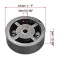 thumbnail image 3 of 4 Pcs D45xH15mm Pies de Caucho Base Antivibración Soporte para Altavoz Amplificador de Guitarra, 3 of 5