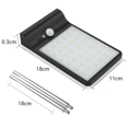 thumbnail image 2 of Luz solar para exteriores, iluminador con control remoto para puerta de entrada, patio, garaje, jardín, terraza, 2 of 5