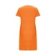 thumbnail image 5 of Camisón corto extragrande para mujer, estampado, cuello redondo y manga corta, de poliéster., 5 of 6