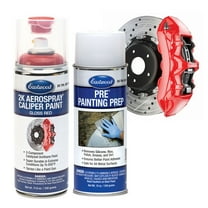 Eastwood 2K AeroSpray High Temperature Disc Brake Caliper Paint Gloss Red With PRE Cleaner
