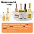 thumbnail image 3 of Ice Buckets for Parties 2 Packs with Scoops, 5.5L Clear Acrylic Ice Champagne Buckets Tub for Parties,Mimosa Bar Supplies,Beer,Beverage&Drinks, 3 of 7