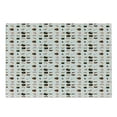 thumbnail image 1 of Wasabi Cutting Board, Repetitive Cartoonish Design Pattern of Japanese Cuisine Elements Graphic, Decorative Tempered Glass Cutting and Serving Board, in 3 Sizes, by Ambesonne, 1 of 2
