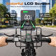 PostJoy Electric Mountain Bike 26 1500W Peak Motor, 65 Miles 28MPH Ebike, 480Wh Battery Electric Bicycle for Adults 7 Speed Electric Bicycles Front Fork Suspension