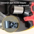 thumbnail image 2 of Universal Jack Socket Adapter for Hand Drill, Heavy-Duty Socket Converter for Scissor Car Jack, Rust-Resistant Steel, Easy Tire Change Tool with a 1/2 in Socket Adapter Bit (3PCS), 2 of 9