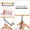 thumbnail image 2 of Fymlhomi Wardrobe Organiser,12 Pack Clothes Hangers,Colorful Closet Organizer and Storage,Multifunctional Upgraded Magic Space Saving Hangers for Wardrobe Storage Heavy Clothes,Shirts,Pants,Dresses, 2 of 5