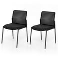 thumbnail image 1 of Costway Office Guest Chair Set of 2 with Breathable Mesh Back Padded Seat for Waiting Room, 1 of 7