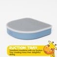 thumbnail image 3 of Kids Silicone Dinnerware Set by Muqee Peeko in Blue Color Shape of a Rainbow - (3 Piece Set), 3 of 10