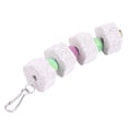 thumbnail image 3 of Tebru Parrot Teeth Grinding,Parrot Bird Teeth Grinding Stone Mouth Molar Cage Hamster Chinchilla Hanging String Chewing Toy, Parrot Chewing Stone, 3 of 8