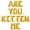 Gold, variant on Letter Balloons - ARE YOU KITTEN ME 16" Inch Alphabet Letters Foil Mylar Balloon Birthday Party Banner (Gold)