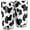 Black and White Cows, variant on Black and White Cow Texture 20oz Tumbler with Lid Hippie Cows Vacuum Insulated Car Tumbler Cup Travel Mug Boho Hippie Farmhouse Cow Gift Tumbler Coffee Mugs for Cow Lovers