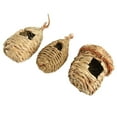 thumbnail image 1 of Hand Woven Bird House,  Heat Dissipation 3Pcs Hummingbird House  For Pearl Bird, 1 of 8