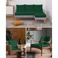 thumbnail image 6 of Pure Olive Green Couch Cushion Covers Stretch, Washable Sofa Seat Covers Individual Seat Cushion Sofa Slipcovers Simple Solid Color Couch Cover Furniture Protector M-1PCS, 6 of 7