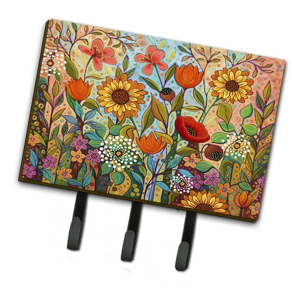 Joy in the Morning Flowers Leash or Key Holder
