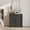 Bijou Ebony C - 1, variant on BELLEZE Sideboard Cabinet with 3 Drawers, Modern Wood Buffet Cabinet with Arc Design, Large Fluted Sideboard with Storage for Dining Room Living Room Entryway, Ebony