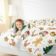 thumbnail image 4 of Castle Fairy 2-Piece Twin Size Comforter Set, Gingerbread and Deer Christmas Print, 4 of 8