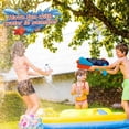 thumbnail image 4 of Paquete de 2 pistolas de agua para niños y adultos, 840 cc, pistola de agua Super Soaker, alcance de 30 pies, juguetes de piscina, juguetes acuáticos, piscina de verano, playa., 4 of 5
