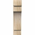 thumbnail image 2 of 6"W x 10"D x 26"H Mediterranean Rough Sawn Corbel, Douglas Fir, 2 of 9