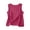 Hot Pink, variant on Women's Solid Color V Neck Sleeveless Cotton Linen Vest Top, Casual Tank Blouse for Summer Daily Wear, Breathable and Lightweight Green XXL