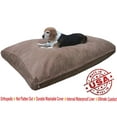 thumbnail image 4 of Dogbed4less Orthopedic Shredded Memory Foam 55"x37" Waterproof Dog Pet Pillow Bed w/ Suede Cover, 4 of 7
