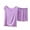 Hot Pink, variant on Bixock Pajamas Set for Women 2 Piece Loungewear Set Short Sleeve Top And Shorts Solid Color Loose Thin Knit Indoor Homewear Sleepwear Women Clothings