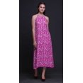 thumbnail image 2 of Bimba Robe Longue Dos Nu à Fleurs Décontractée pour Femmes Robe de Plage Imprimée-TG, 2 of 6