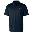 thumbnail image 2 of Men's Cutter & Buck Navy Auburn Tigers Team Logo Big & Tall Prospect Textured Stretch Polo, 2 of 3