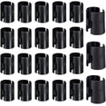 thumbnail image 1 of Wire Shelf Clips - 48 Pack 24 Pair Pack Black Wire Shelf Locking Clips Starlight, 1 of 5