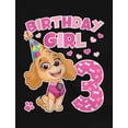 thumbnail image 2 of Nickelodeon Paw Patrol Skye Birthday Girl 3rd Birthday Gift Fitted Toddler Shirt Birthday Girl 3T, 2 of 5