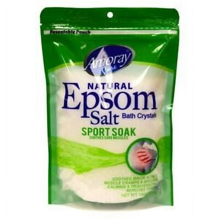 Amoray Epsom Salt Bag 16oz Sport Soak