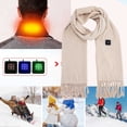 thumbnail image 4 of BKER Long Electric Heating Scarf Three Gear Regulation USB Heater Heating Neck Brace Heated Scarf With Neck Heating Pad Heated Neck Wrap, 4 of 7