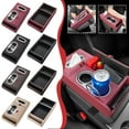 thumbnail image 2 of Organisateur de Console Centrale Boîte de Rangement avec Porte-Gobelet et Téléphone, 2 of 8