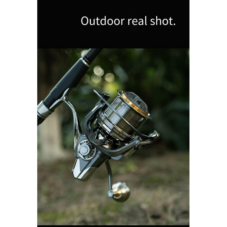 big spool fishing reels CHILENT big Fishing Reel NAG8000-14000 Metal Body Spool Surf Reel 7Bbs 20KG  Max Drag Power Fishing Reel for Saltwater Fishing