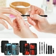 thumbnail image 2 of Ashosteey Nail Art Kit,Travel Mini Manicure set Nail Clipper set ,Stainless Steel Pedicure Care Grooming kit ,for Men &Women Fingernail Toenail Clippers Cutter, 2 of 9