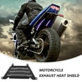 thumbnail image 3 of WEUVEB Black Plastic Motorcycle Exhaust Heat Shield for Effective Protection and Mudguard Function, 3 of 8