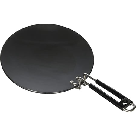 Vinod HA265 26.5cm Black Pearl Concave Hard Anodized Tawa, 10-Inch
