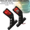 thumbnail image 3 of Side Marker Light 12-24V Trailer Truck Lorry Rear Tail Outline Lamp L ED, 3 of 10