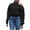 Black, variant on aidice Off the Shoulder Tops for Women Long Sleeve Button Loose Elastic Waisted Solid Color Shirts