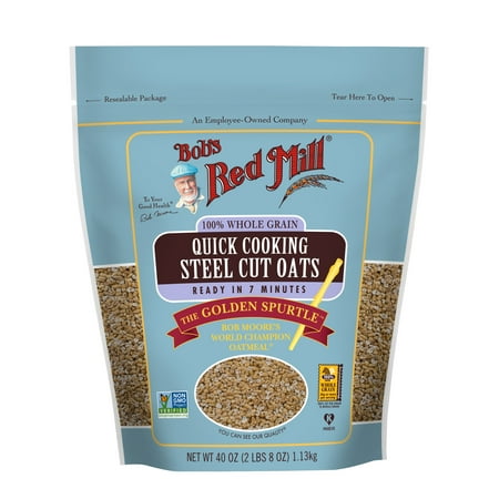 Bob's Red Mill Steel Cut Oats, Quick Cooking, 40