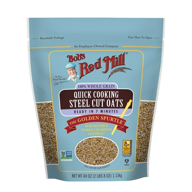 Bob's Red Mill, Quick Cooking Steel Cut Oats, 40 oz