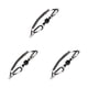 thumbnail image 1 of Naiovety Clips de liberación rápida para pesca, soporte de red multiusos para exteriores, senderismo, viaje, escalada, mosquetón, aparejos de Type1 NO1, 1 of 6