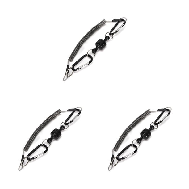 Naiovety Clips de liberación rápida para pesca, soporte de red multiusos para exteriores, senderismo, viaje, escalada, mosquetón, aparejos de Type1 NO1