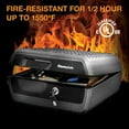 thumbnail image 2 of SentrySafe CHW30200 Fire and Water-Resistant Box Safe with Key Lock 0.36 cu. ft., 2 of 5