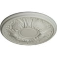 thumbnail image 3 of Ekena Millwork 11 3/4"OD x 1 1/4"P Wakefield Ceiling Medallion (Fits Canopies up to 3 5/8"), Hand-Painted Pot of Cream, 3 of 7