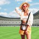 thumbnail image 3 of 2X Bolso Transparente Aprobado por el Estadio, Monedero Transparente con Correa Ajustable para el Hombro para Deportes Al Aire Libre, Negro, 3 of 5