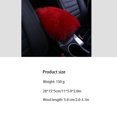 thumbnail image 1 of Universal Car Armrest Seat Cushion Auto ;;; ;;; Center Console Faux Leather Plush Mat Winter Warm Soft Pad, 1 of 6