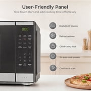BLACK+DECKER 0.9 Cu Ft Microwave Oven Countertop , 6 Auto Menus, 10 Power Levels, Digital Panel, 900W