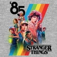 thumbnail image 2 of Netflix Toddler's Stranger Things Retro Character Stripes Graphic T-Shirt, 2 of 3
